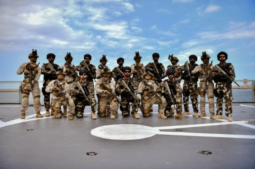 «الملكية السعودية» تختتم مناورات التمرين البحري الثنائي المختلط «رياح السلام 2026»