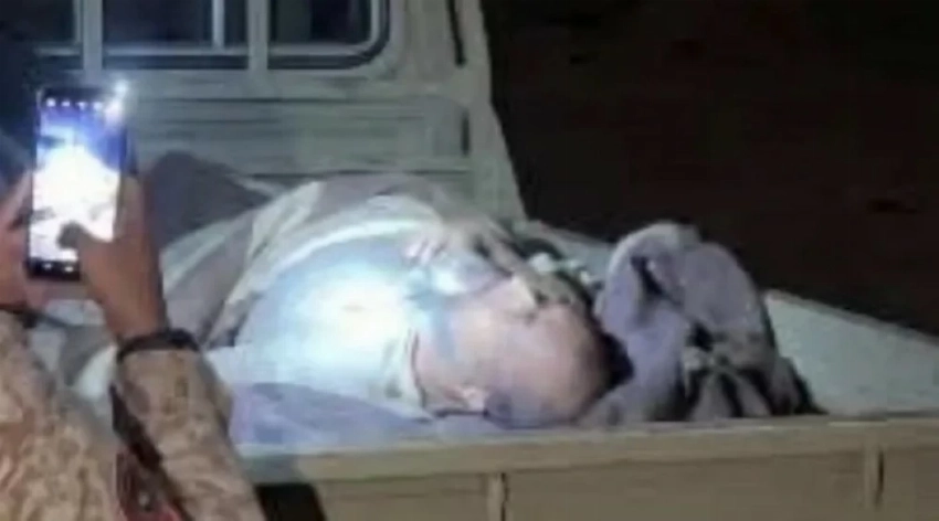 صور مفبركة لجثة نجل القذافي انتشرت على مواقع التواصل الاجتماعي.