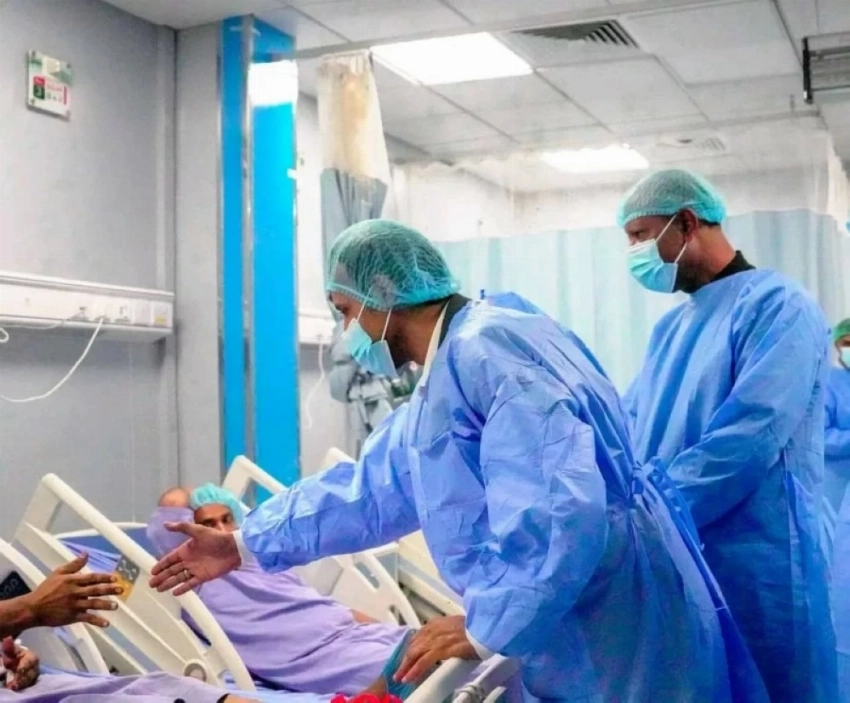 يتلقون العلاج من مركز الملك سلمان