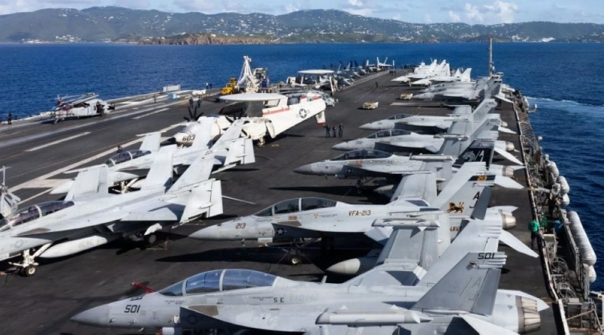 واشنطن ترسل أكبر حاملة طائرات في العالم، «جيرالد فورد» USS Gerald R. Ford، نحو إيران.