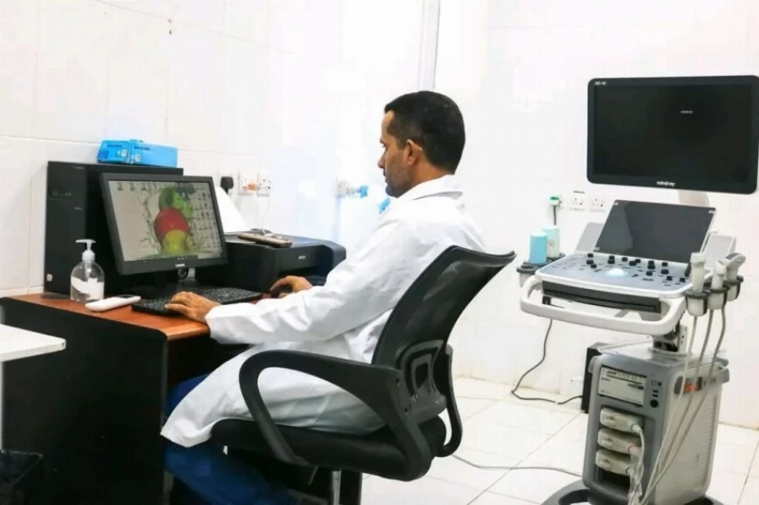 معدات قدمتها السعودية لمستشفيات شبوة.