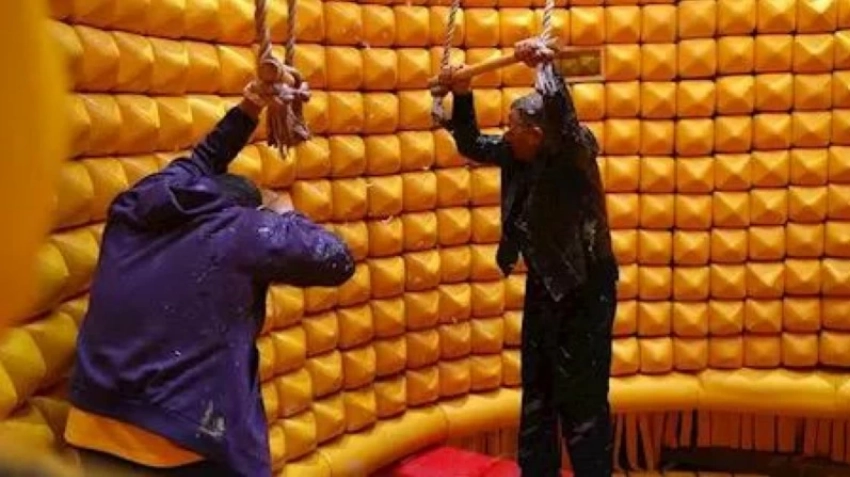 الفنان ماجد المصري خلال برنامج مقالب «رامز ليفل الوحش».