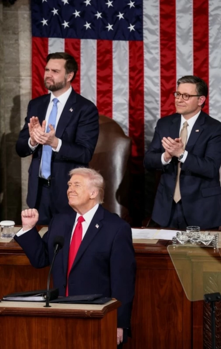 ترمب يُحطّم الرقم القياسي في أطول خطاب لحالة الاتحاد