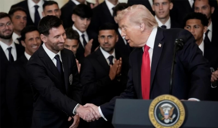 شهادة من البيت الأبيض.. ترمب يمدح الأهلي المصري أمام ميسي