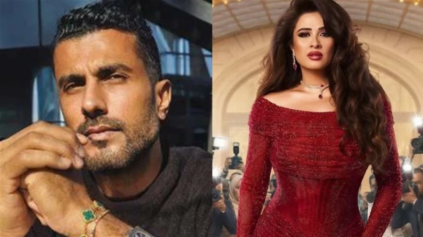 ياسمين عبدالعزيز والمخرج محمد سامي.