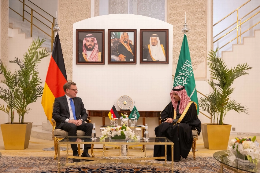 لقاء وزير الخارجية السعودي بنظيره الألماني