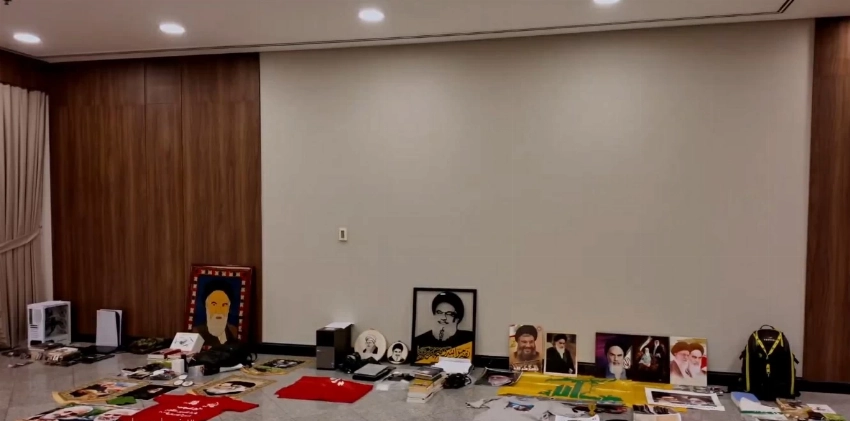 جانب من المضبوطات.