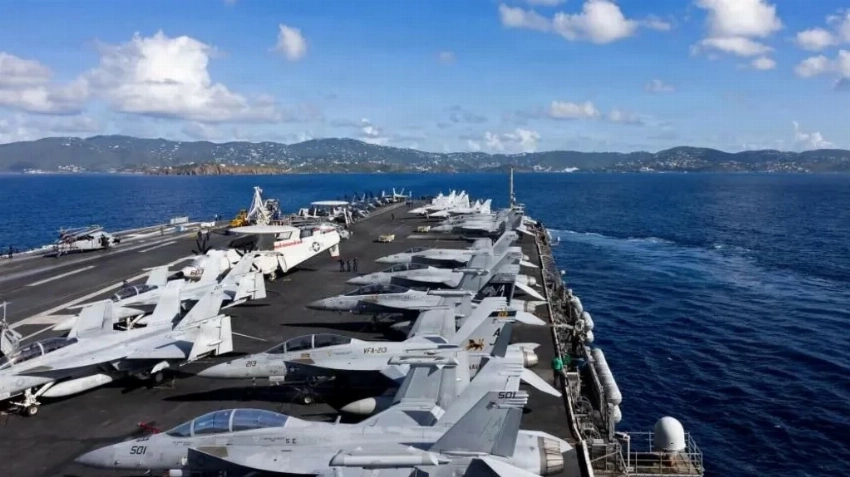 السفينة الأغلى في التاريخ تتعرض للحريق.. «جيرالد فورد» تغادر الشرق الأوسط للإصلاح