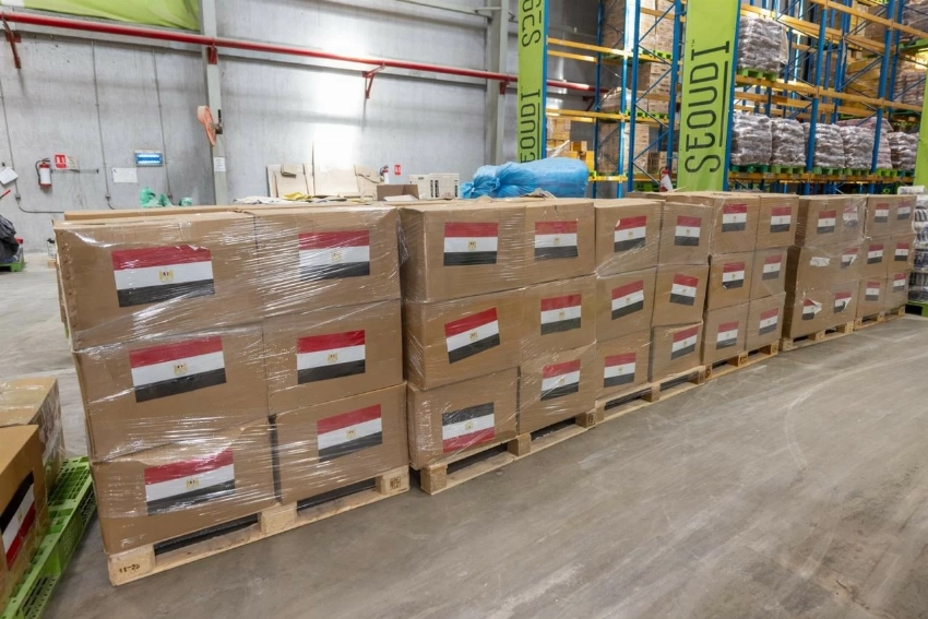 مصر ترسل 1000 طن من المساعدات الإغاثية العاجلة إلى لبنان