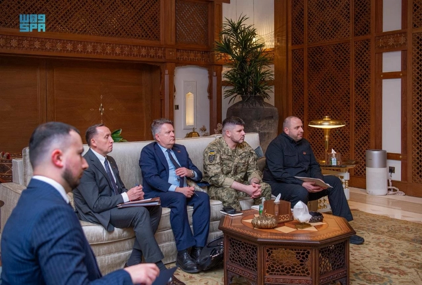 ولي العهد ورئيس أوكرانيا يبحثان تطورات الأوضاع وفي مقدمتها التصعيد العسكري في الشرق الأوسط