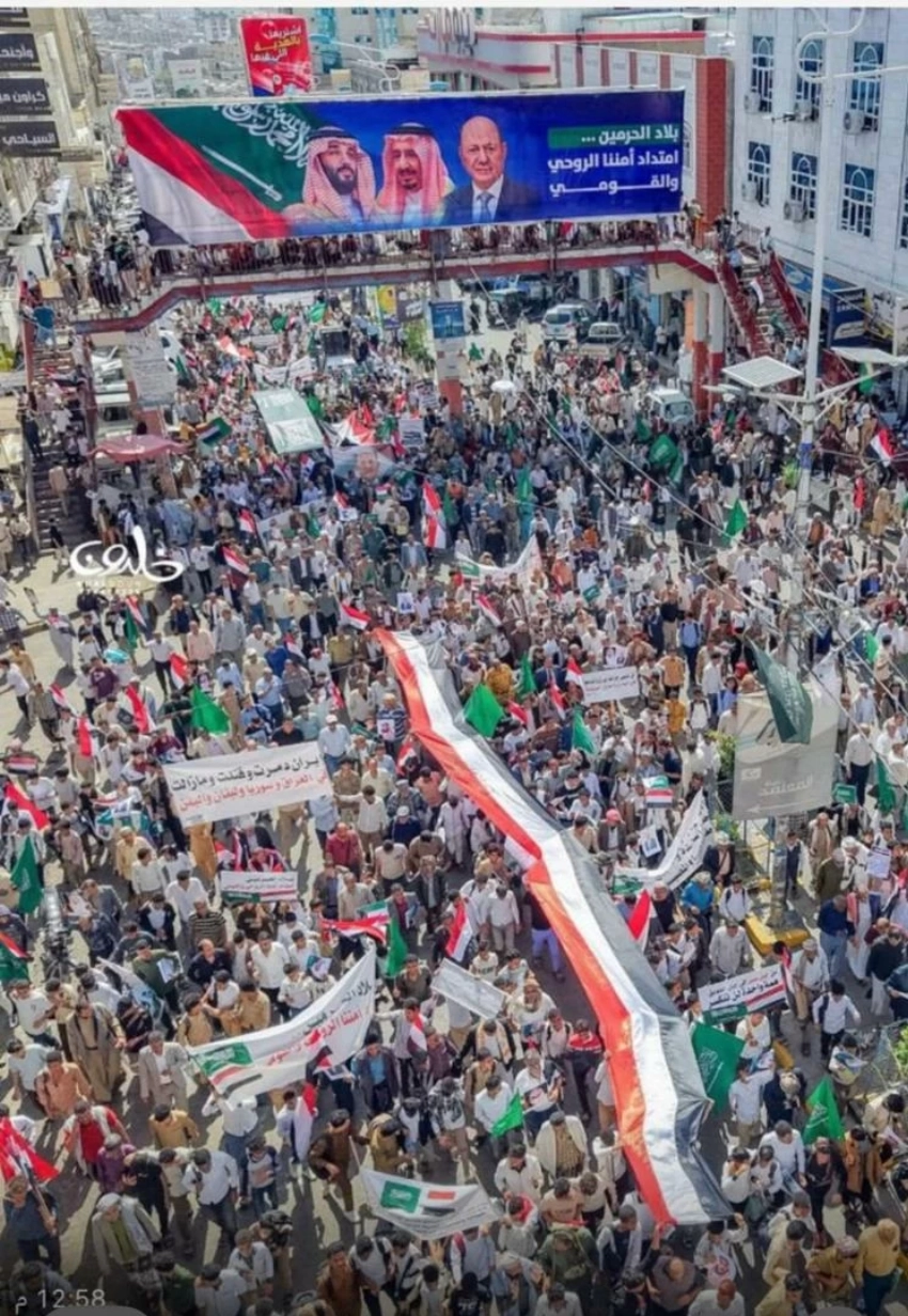 مظاهرات مليونية في تعز اليوم.