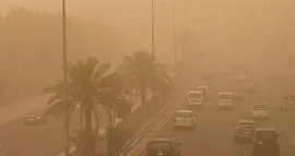 عوالق ترابية تؤثر على الرؤية في جدة اليوم - عوالق ترابية جدة