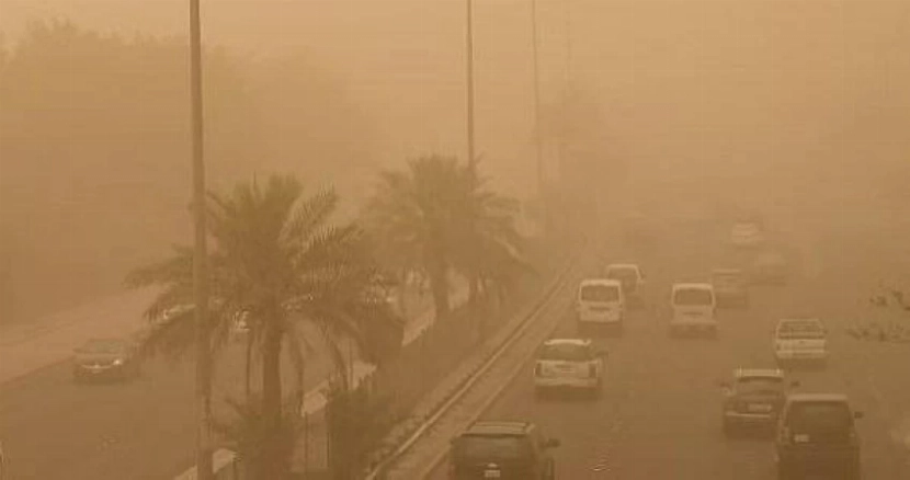 عوالق ترابية تؤثر على الرؤية في جدة اليوم - عوالق ترابية جدة