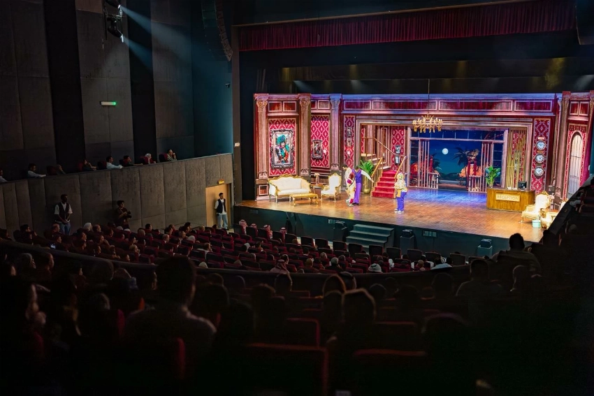 ليلة عاصفة وجريمة غامضة.. نجوم مسرحية «فندق السعادة» يكشفون لـ«عكاظ» التفاصيل