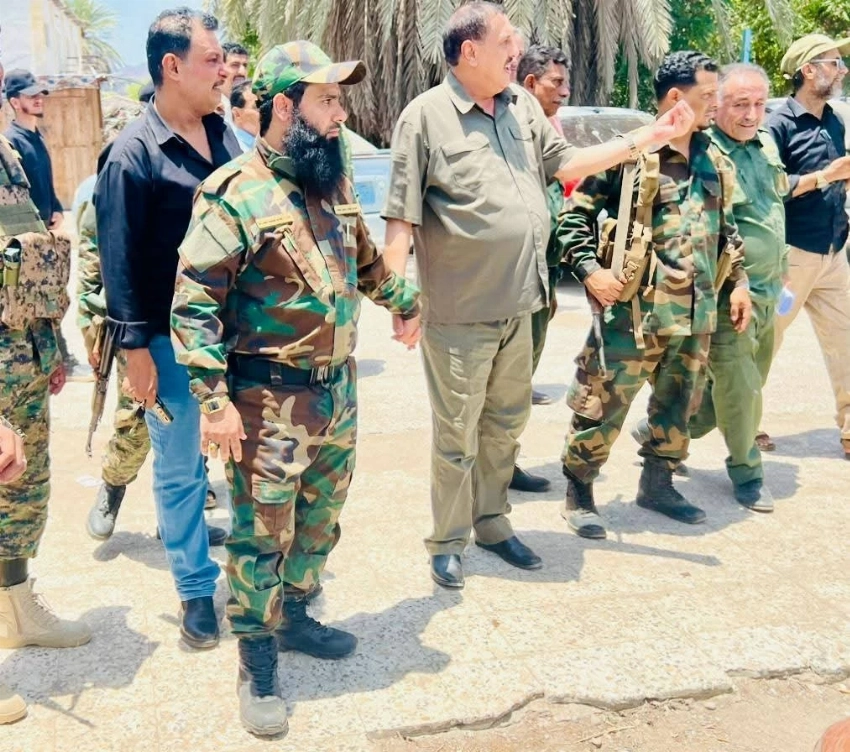 أمن عدن وقيادات عسكرية.