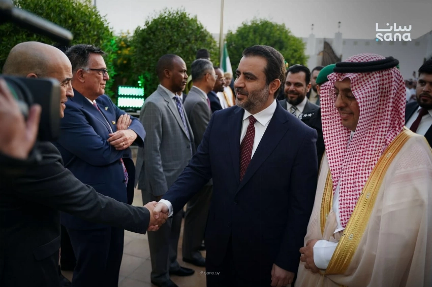 أسعد الشيباني يفتتح القنصلية السورية في جدة