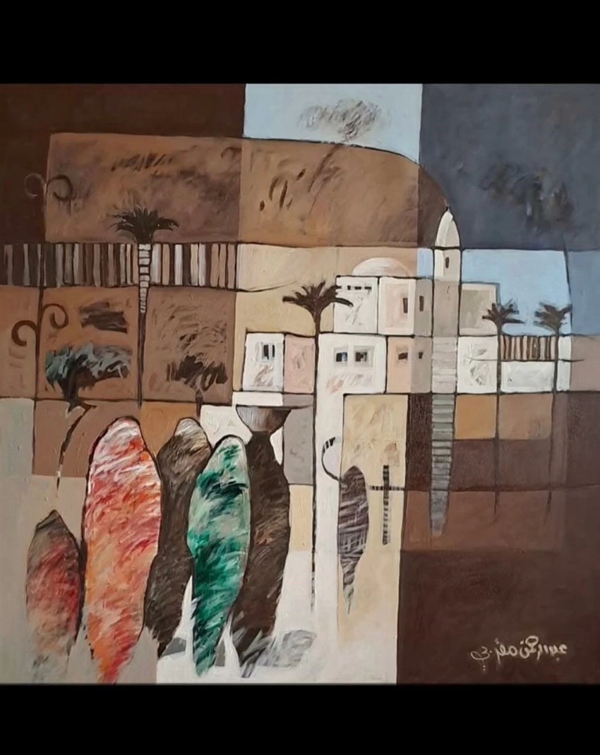 «أنشودة اللون».. رحلة بصرية بين الإنسان والمكان بريشة المغربي