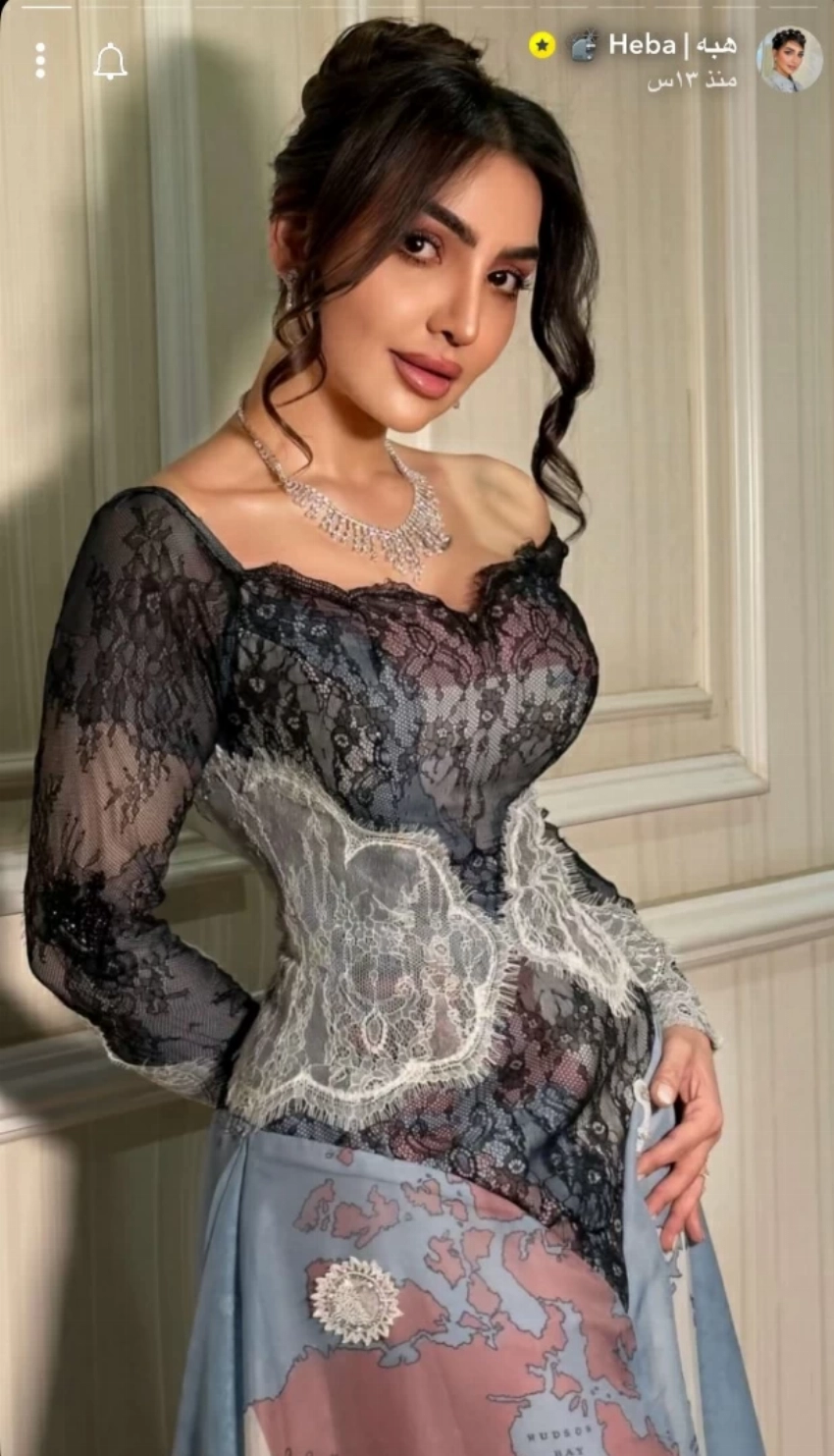صورة شاركتها هبة الحسين من حفل عقد قرانها.
