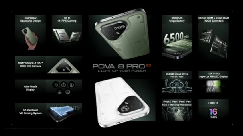 TECNO تطلق رسمياً سلسلة POVA 8 في المملكة العربية السعودية وتفتح باب الطلب المسبق