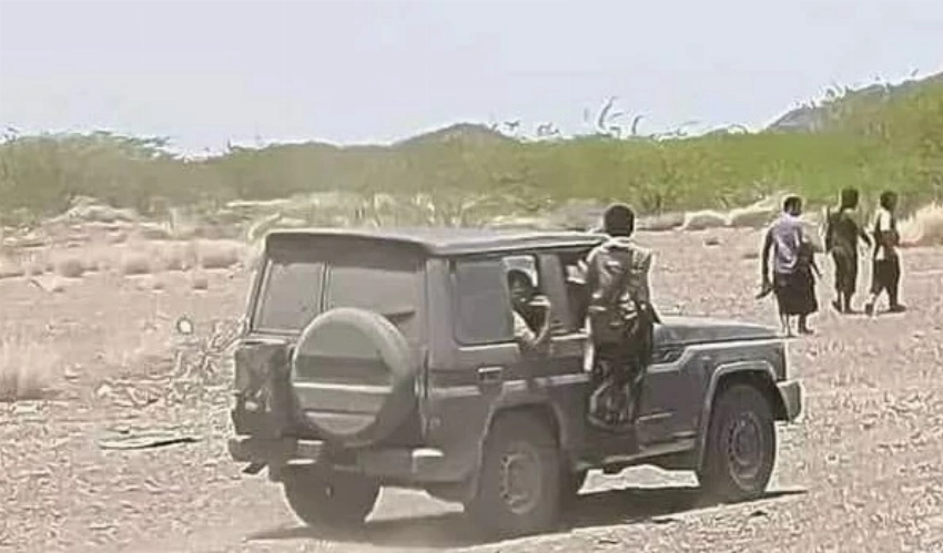 العذري وعناصره خلال محاصرتهم والقبض عليهم