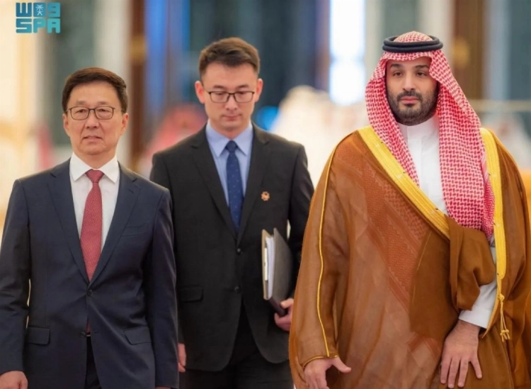 ولي العهد ونائب الرئيس الصيني يبحثان التعاون المشترك وآخر التطورات على المستوى الدولي ولي العهد ونائب الرئيس الصيني يبحثان التعاون المشترك وآخر التطورات على المستوى الدولي