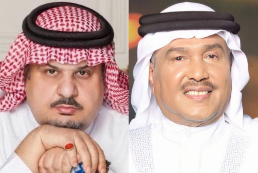 «اللون الأسود» يجمع «فنان العرب» بعبدالرحمن بن مساعد