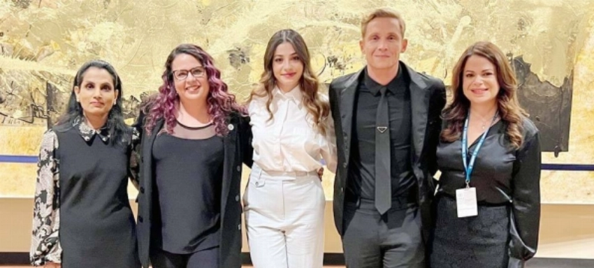 Yusra Mardini, a young Syrian refugee turn UNHCR Goodwill Ambassador, attended a special pre-screening of the Netflix film