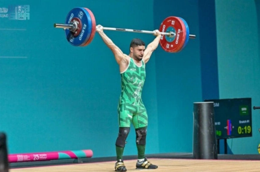 Aqeel Al Jassim winning the first silver medal for Saudi Arabia.
